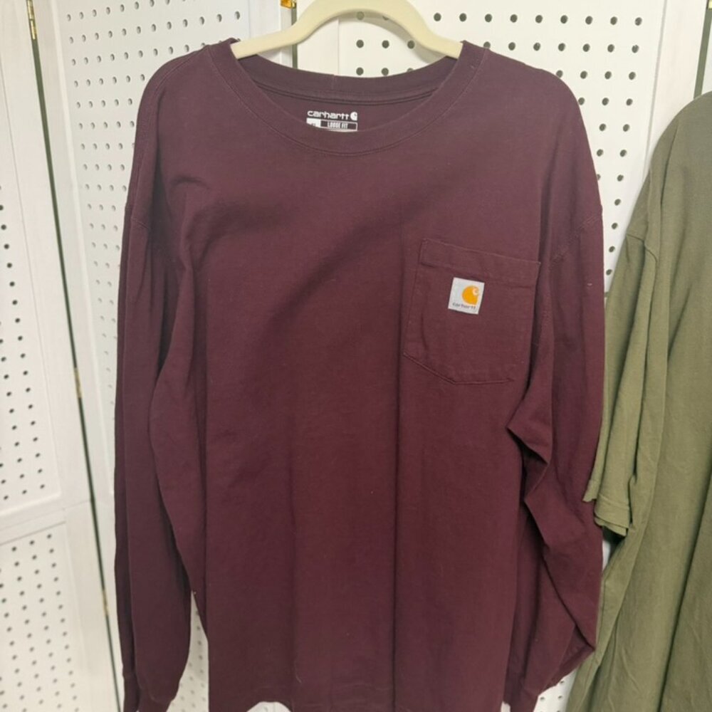Carhartt Long Short Sleeve T-shirt Bundle Mens XL Loose Original Fit Shirts - Picture 3 of 8